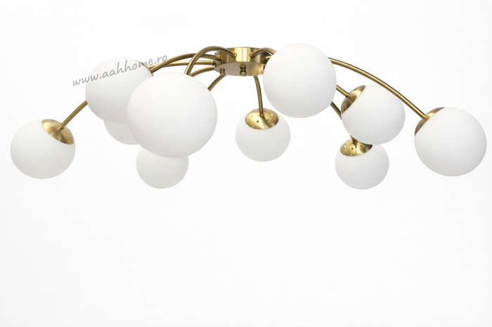 Lustra glamour 2616/10 aurie cu 10 globuri Ø100 cm [3]