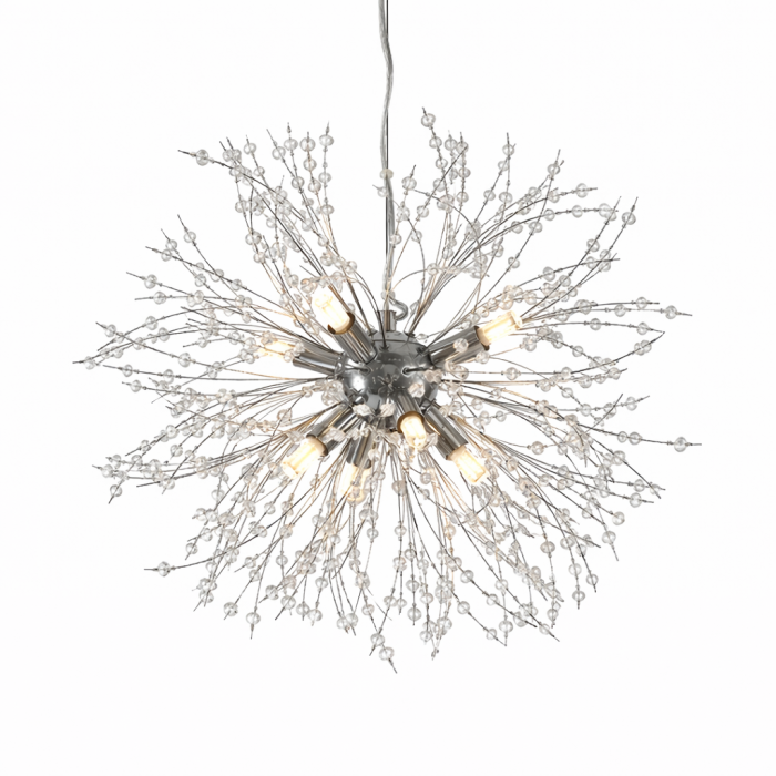 Lustră LED 2403/500 CH, 8xG9, metal și acril, crom, 50x50x100 cm – modernă și elegantă [2]