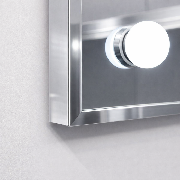 Oglindă LED 098-10 auriu/crom 170x70 cm iluminare reglabilă [3]