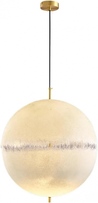Pendul 2519/1 cu LED 3 culori, reglabil pe înălțime, glob 30 cm, fibră de sticlă [1]