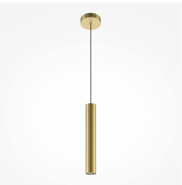 Pendul modern 2336/1 GD auriu cilindric LED reglabil [2]