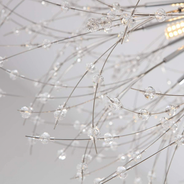 Plafonieră 2403/500 LED 5xG9, 50 cm, Temperatură reglabilă 3000-4000-6500K, Metal Argintiu & Acril [5]