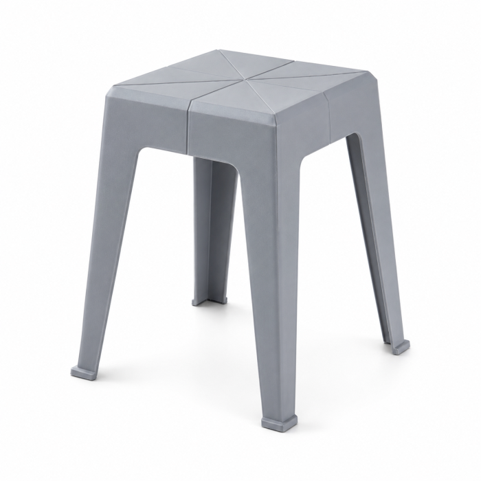 Scaun 826 gri, plastic durabil, 45x29 cm, interior/exterior [2]