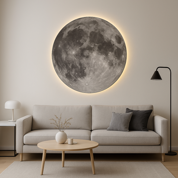 Tablou Luna cu Led [2]
