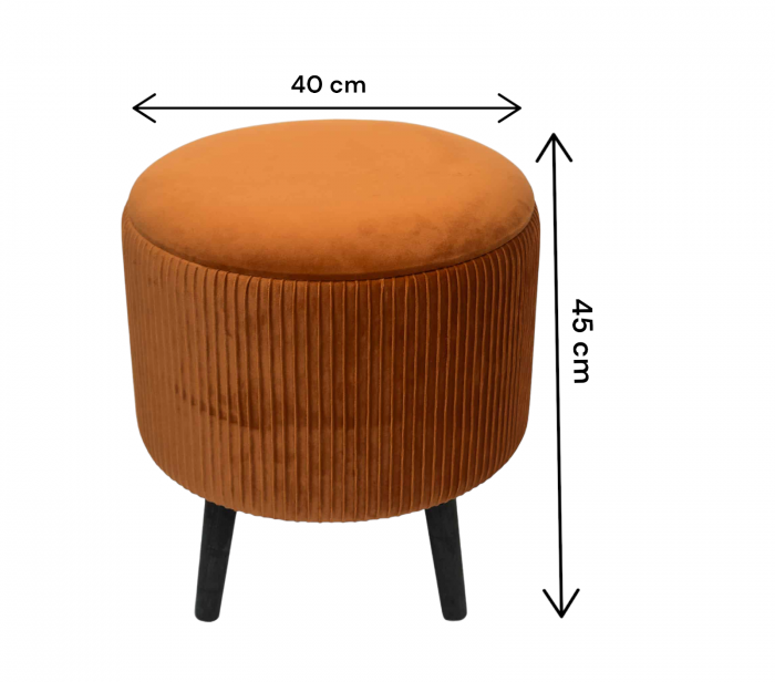 Taburet XWD19B410 L Portocaliu [4]