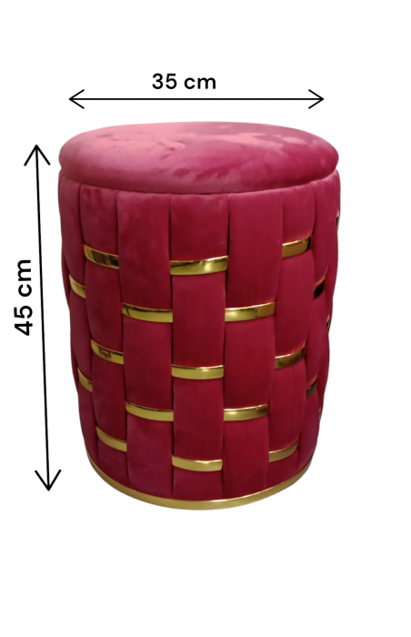 Taburet ZW 026177 Rosu [3]