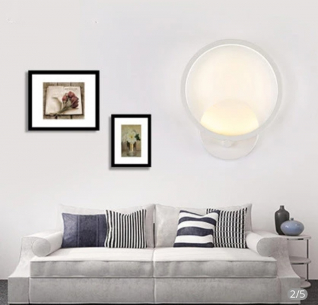 PROMOTII - Aplica LED 3070WH, 25x5x23 cm – modernă, elegantă, protecție IP21, corp metal/acril