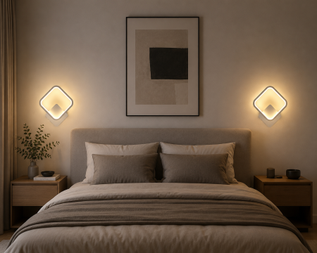 APLICE SI PLAFONIERE - Aplică LED 3072 Alb/Negru Modernă 14W Metal Acril