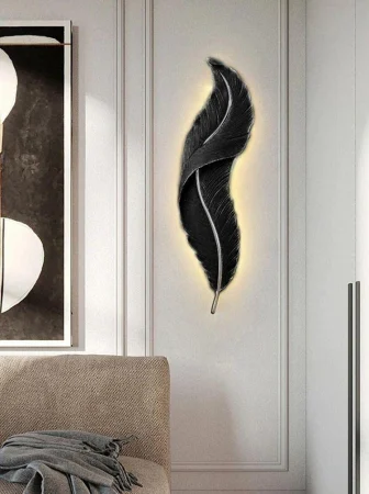 Aplica LED 8001/60 BK+GD – Negru & Auriu, 3 Tipuri de Lumină [2]