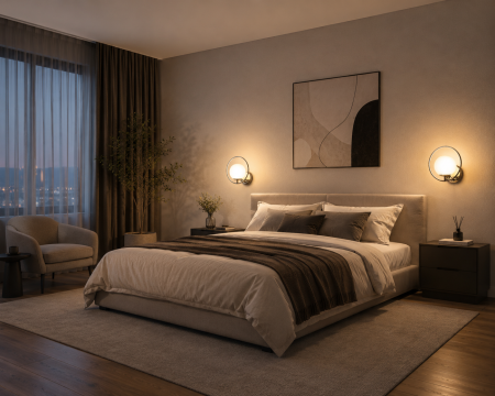 APLICE SI PLAFONIERE - Aplică de perete 8902 – Argintiu & Alb, Design Modern, E27
