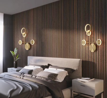 Aplica LED W025.S – modernă, elegantă, metal/acril, 47x52x6 cm, temperatură luminoasă reglabilă 3000K-6500K [2]