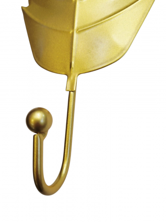 Cuier decorativ BG 023 GOLD – metal auriu, elegant și versatil [3]
