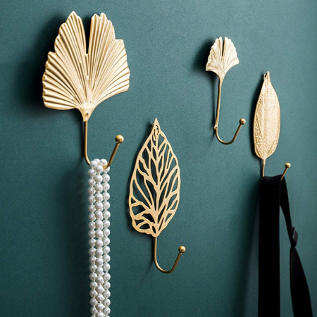 Cuier decorativ BG 023 GOLD – metal auriu, elegant și versatil [2]
