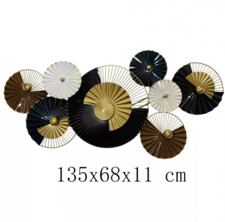 Decoratiune metalică de perete A2018 – motive florale, elegantă și rafinată [2]