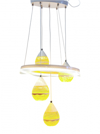 Lustra LED 1779/5 – 80W, metal + acril, înălțime reglabilă, 3 tipuri de lumină [2]