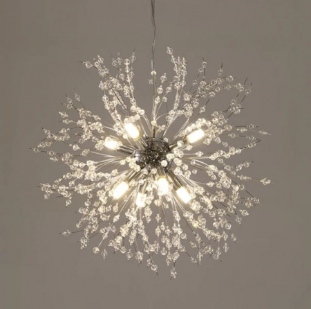 Lustră LED 2403/500 CH, 8xG9, metal și acril, crom, 50x50x100 cm – modernă și elegantă [1]