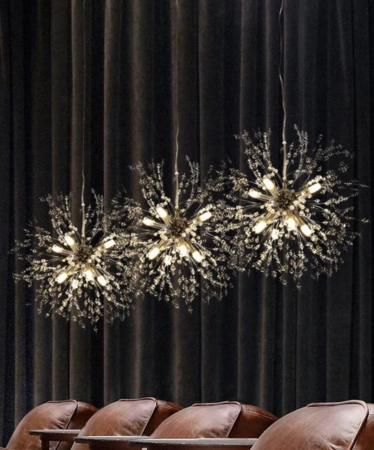 Lustră LED 2403/500 GD, 8xG9, metal și acril, auriu, 50x50x100 cm – modernă și elegantă [1]