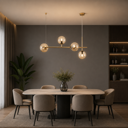 LUSTRE - Lustra 5029/4 GD+AMB