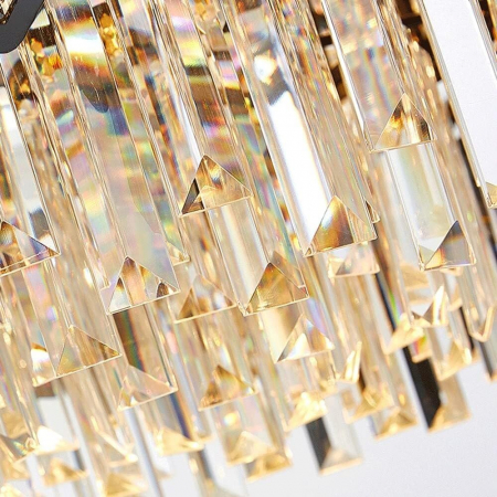 Lustra modernă 88158/800 CH – Eleganță cromată cu sticlă tip cristal K9, Ø80 cm, 18 becuri E14 [2]