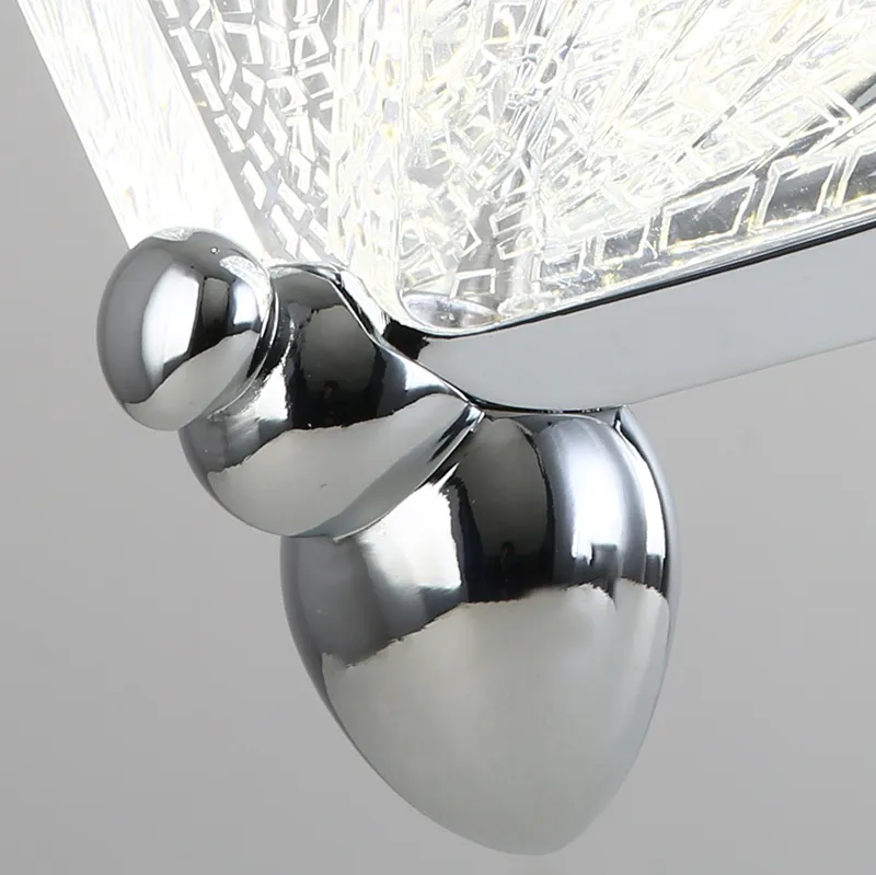 Lustra 985/3 CH, metal argintiu și sticlă, fluture, LED 36W, reglabilă – bucătărie, living, dormitor, spații publice [1]