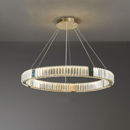 LUSTRE - Lustra BO 1009/50 – Lustră LED modernă, 60W, diametru 50 cm, lumină reglabilă cu 3 tonuri