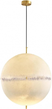 PENDULE - Pendul 2519/1 cu LED 3 culori, reglabil pe înălțime, glob 30 cm, fibră de sticlă
