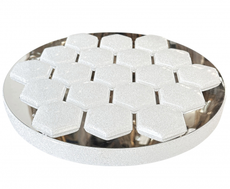 Plafonieră LED 8341/400 – Rotundă, Argintiu & Alb [1]