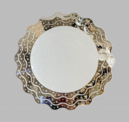 APLICE SI PLAFONIERE - Plafonieră LED 8351/400 – Alb & Argintiu, 36W