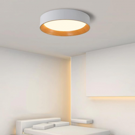 Plafonieră LED 8591/400 – 48W, Metal/Plastic, Diametru 40 cm, 3 Tipuri de Lumină [1]