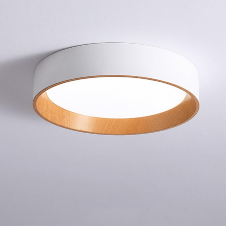 Plafonieră LED 8591/400 – 48W, Metal/Plastic, Diametru 40 cm, 3 Tipuri de Lumină [2]