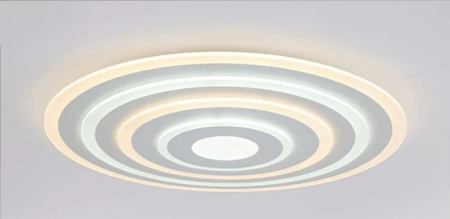 APLICE SI PLAFONIERE - Plafonieră LED C10/300 – 60W, Diametru 30 cm, 3 Tipuri de Lumină, Modern