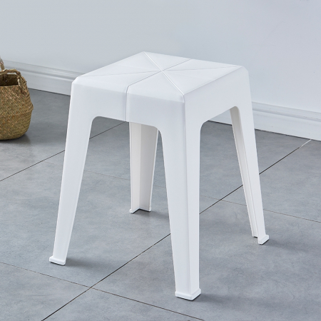 SCAUNE SI MESE - Scaun 826 alb, plastic durabil, 45x29 cm, interior/exterior