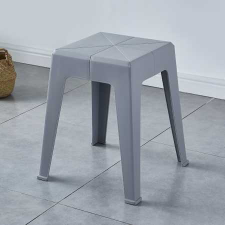 SCAUNE SI MESE - Scaun 826 gri, plastic durabil, 45x29 cm, interior/exterior