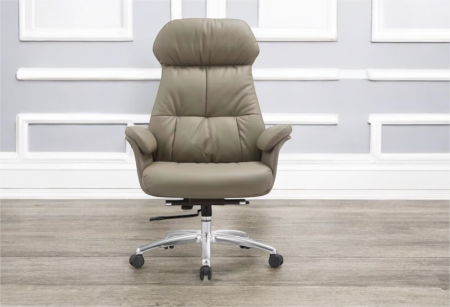 SCAUNE SI MESE - Scaun birou 6005 Bej, textil, ergonomic, H130xL50x75 cm