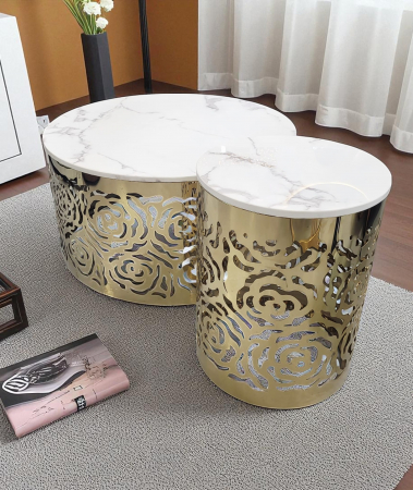 MOBILIER - Set Masute Trandafir