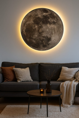 Tablou Luna cu Led [3]