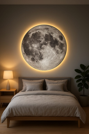 Tablou Luna cu Led [2]