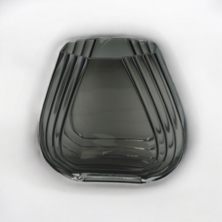 DECORATIUNI - Vază decorativă 2122 gri – elegantă și modernă, din sticlă de calitate