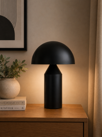 VEIOZE SI LAMPADARE - Veioză 19990 cu 2 becuri E27 – Alb sau Negru – Design Modern și Elegant