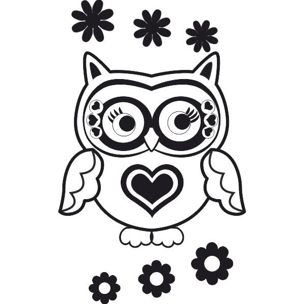 Set tablou cu nisip bufni A4 [2]