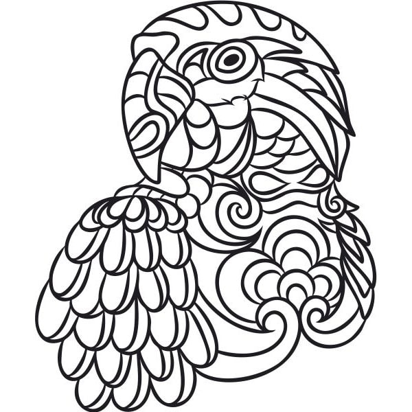 Set tablou cu nisip papagal A4 [2]