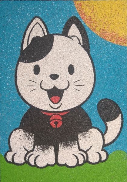 Set tablou cu nisip pisi A4 [1]