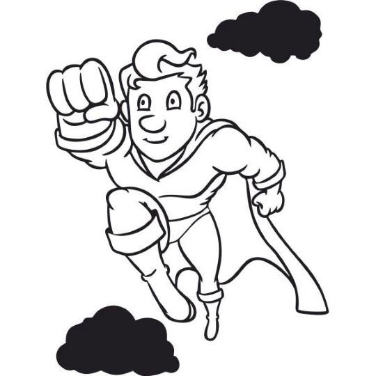 Set tablou cu nisip supererou A4 [2]