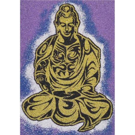 Tablou cu nisip - Set tablou cu nisip Buddha A4
