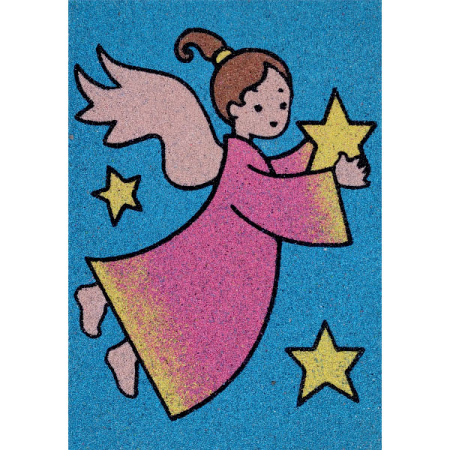 Tablou cu nisip - Set tablou cu nisip inger A5