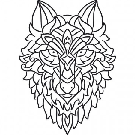 Set tablou cu nisip lup A4 avansat [1]