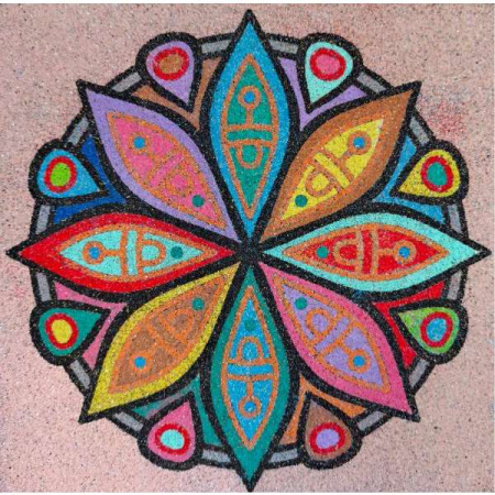 Tablou cu nisip - Set tablou cu nisip mandala 10