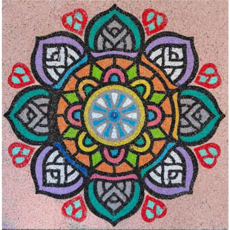 Tablou cu nisip - Set tablou cu nisip mandala 8