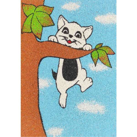 Tablou cu nisip - Set tablou cu nisip pisica A4