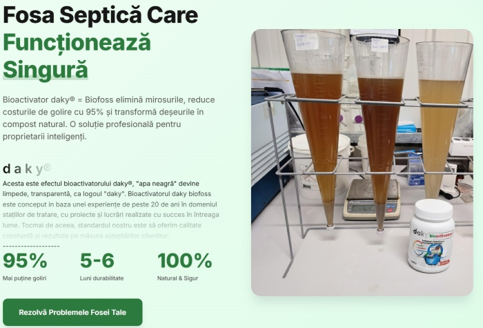 cel mai bun bioactivator fose septice [3]